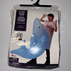 Morphe Shark Attack Kids Costume - Light Blue